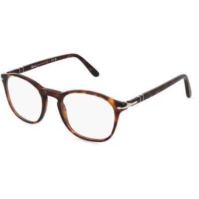 Luxottica Fashion Brillen Vertriebs GmbH Persol 0PO3007V Herren-Brille inkl. Gläser Vollrand Quadratisch Acetat-Gestell 50/19/145, Havanna Luxottica Fashion Brillen Vertriebs GmbH Persol 0PO3007V Herren-Brille inkl. Gläser Vollrand Quadratisch Acetat-Gestell 50/19/145, Havanna