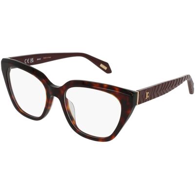 DE RIGO Vision D.A.CH. GmbH Just Cavalli VJC183 Damen-Brille inkl. Gläser Vollrand Butterfly Kunststoff-Gestell 53/18/140, Havanna DE RIGO Vision D.A.CH. GmbH Just Cavalli VJC183 Damen-Brille inkl. Gläser Vollrand Butterfly Kunststoff-Gestell 53/18/140, Havanna