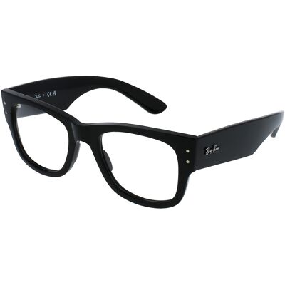 Luxottica Fashion Brillen Vertriebs GmbH Ray-Ban 0RX0840V MEGA WAYFARER Unisex-Brille inkl. Gläser Vollrand Quadratisch Propionat-Gestell 51/21/145, Schwarz Luxottica Fashion Brillen Vertriebs GmbH Ray-Ban 0RX0840V MEGA WAYFARER Unisex-Brille inkl. Gläser Vollrand Quadratisch Propionat-Gestell 51/21/145, Schwarz