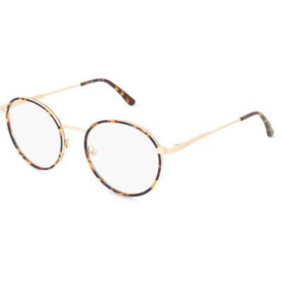 Marchon Germany GmbH Calvin Klein CK24114 Unisex-Brille inkl. Gläser Vollrand Rund Metall-Gestell 49/19/145, Havanna Marchon Germany GmbH Calvin Klein CK24114 Unisex-Brille inkl. Gläser Vollrand Rund Metall-Gestell 49/19/145, Havanna