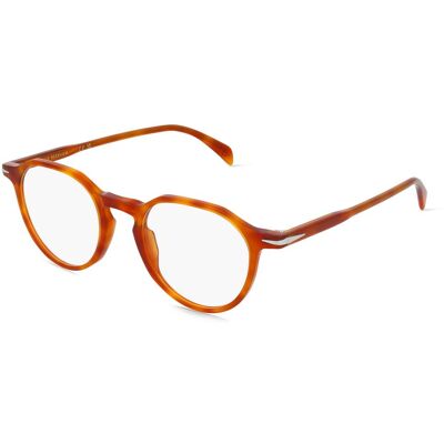 Safilo GmbH David Beckham DB 1230 Herren-Brille inkl. Gläser Vollrand Panto Acetat-Gestell 48/21/145, Braun Safilo GmbH David Beckham DB 1230 Herren-Brille inkl. Gläser Vollrand Panto Acetat-Gestell 48/21/145, Braun