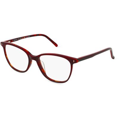 OWP Brillen GmbH Optische Werke Fielmann 2215 FLEX CL Unisex-Brille inkl. Gläser Vollrand Quadratisch Acetat-Gestell 52/17/140, Rot OWP Brillen GmbH Optische Werke Fielmann 2215 FLEX CL Unisex-Brille inkl. Gläser Vollrand Quadratisch Acetat-Gestell 52/17/140, Rot