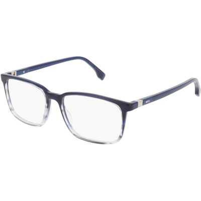 Safilo SpA Boss 1436 Damen-Brille inkl. Gläser Halbrand Quadratisch Metall-Gestell 55/16/145, Blau Safilo SpA Boss 1436 Damen-Brille inkl. Gläser Halbrand Quadratisch Metall-Gestell 55/16/145, Blau