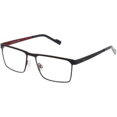 Eschenbach Optik GmbH Eschenbach 822015 Herren-Brille inkl. Gläser Vollrand Quadratisch Titan-Gestell 53/16/140, Schwarz Eschenbach Optik GmbH Eschenbach 822015 Herren-Brille inkl. Gläser Vollrand Quadratisch Titan-Gestell 53/16/140, Schwarz
