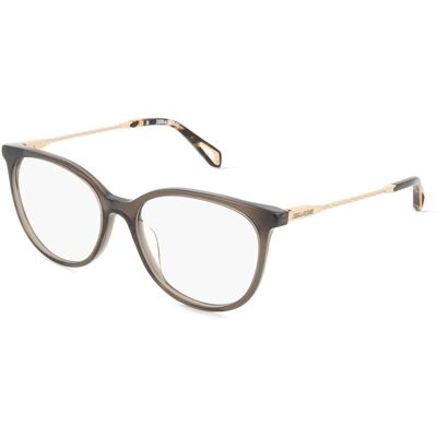 DE RIGO Vision D.A.CH. GmbH Zadig & Voltaire ZVVZV288 Unisex-Brille inkl. Gläser Vollrand Panto Kunststoff-Gestell 52/16/135, Grau DE RIGO Vision D.A.CH. GmbH Zadig & Voltaire ZVVZV288 Unisex-Brille inkl. Gläser Vollrand Panto Kunststoff-Gestell 52/16/135, Grau