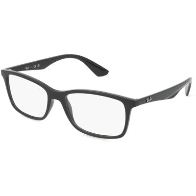Luxottica Fashion Brillen Vertriebs GmbH Ray-Ban RX7047 Herren-Brille inkl. Gläser Vollrand Quadratisch Kunststoff-Gestell 54/17/140, Schwarz Luxottica Fashion Brillen Vertriebs GmbH Ray-Ban RX7047 Herren-Brille inkl. Gläser Vollrand Quadratisch Kunststoff-Gestell 54/17/140, Schwarz