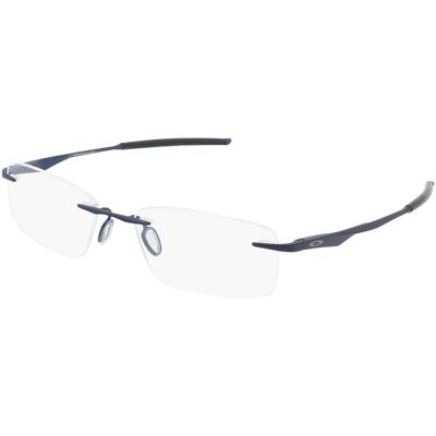 Luxottica Fashion Brillen Vertriebs GmbH Oakley OX5118 Herren-Brille inkl. Gläser Randlos Quadratisch Titan-Gestell 53/18/139, Blau Luxottica Fashion Brillen Vertriebs GmbH Oakley OX5118 Herren-Brille inkl. Gläser Randlos Quadratisch Titan-Gestell 53/18/139, Blau