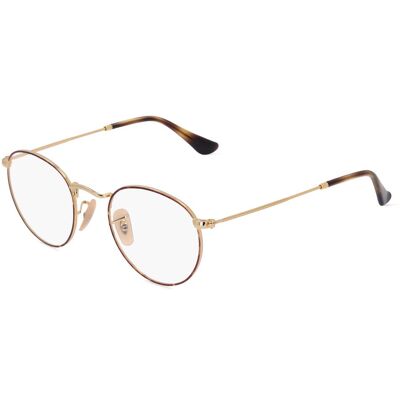 Luxottica Fashion Brillen Vertriebs GmbH Ray-Ban RX3447V Unisex-Brille inkl. Gläser Vollrand Rund Metall-Gestell 47/21/140, Gold Luxottica Fashion Brillen Vertriebs GmbH Ray-Ban RX3447V Unisex-Brille inkl. Gläser Vollrand Rund Metall-Gestell 47/21/140, Gold