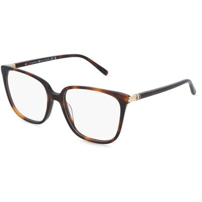 Safilo GmbH Tommy Hilfiger TH 2353 Damen-Brille inkl. Gläser Vollrand Quadratisch Acetat-Gestell 54/16/140, Havanna Safilo GmbH Tommy Hilfiger TH 2353 Damen-Brille inkl. Gläser Vollrand Quadratisch Acetat-Gestell 54/16/140, Havanna