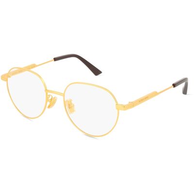 Bottega Veneta BV1239O Unisex Gold Brillen - Brillengestell Bottega Veneta BV1239O Unisex Gold Brillen - Brillengestell