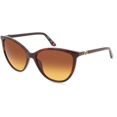 Marcolin Deutschland GmbH Guess GU00256 Damen-Sonnenbrille Vollrand Cat Eye Kunststoff-Gestell, Havanna Marcolin Deutschland GmbH Guess GU00256 Damen-Sonnenbrille Vollrand Cat Eye Kunststoff-Gestell, Havanna