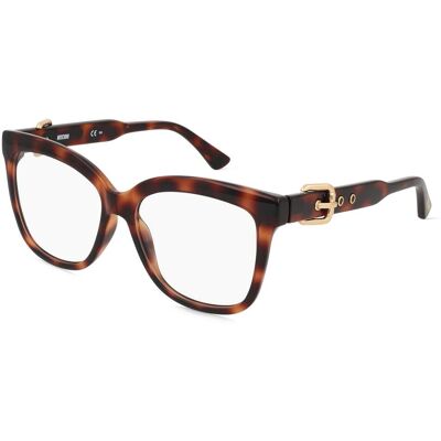 Safilo SpA Moschino 609 Damen-Brille inkl. Gläser Vollrand Cat Eye Metall-Gestell 53/15/140, Havanna Safilo SpA Moschino 609 Damen-Brille inkl. Gläser Vollrand Cat Eye Metall-Gestell 53/15/140, Havanna