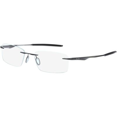 Luxottica Fashion Brillen Vertriebs GmbH Oakley OX5118 Herren-Brille inkl. Gläser Randlos Quadratisch Titan-Gestell 53/18/139, Grau Luxottica Fashion Brillen Vertriebs GmbH Oakley OX5118 Herren-Brille inkl. Gläser Randlos Quadratisch Titan-Gestell 53/18/139, Grau