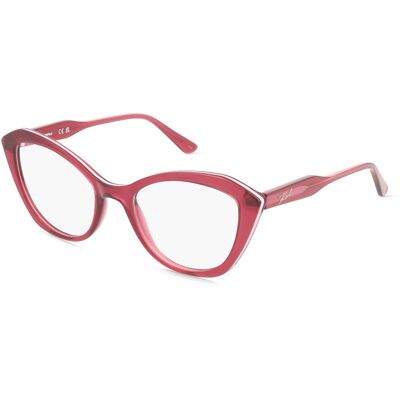 Marchon Germany GmbH Karl Lagerfeld KL6137 Unisex-Brille inkl. Gläser Vollrand Butterfly Kunststoff-Gestell 52/19/140, Pink Marchon Germany GmbH Karl Lagerfeld KL6137 Unisex-Brille inkl. Gläser Vollrand Butterfly Kunststoff-Gestell 52/19/140, Pink