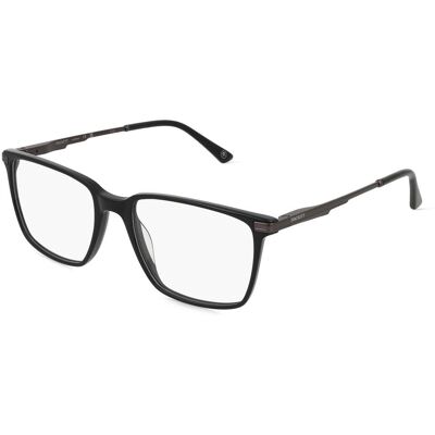 Design Eyewear Group Germany GmbH Hackett 1320 Unisex-Brille inkl. Gläser Vollrand Quadratisch Acetat-Gestell 55/18/145, Schwarz Design Eyewear Group Germany GmbH Hackett 1320 Unisex-Brille inkl. Gläser Vollrand Quadratisch Acetat-Gestell 55/18/145, Schwarz