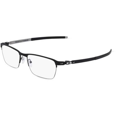 Luxottica Fashion Brillen Vertriebs GmbH Oakley OX5099 Herren-Brille inkl. Gläser Halbrand Quadratisch Metall-Gestell 53/18/135, Schwarz Luxottica Fashion Brillen Vertriebs GmbH Oakley OX5099 Herren-Brille inkl. Gläser Halbrand Quadratisch Metall-Gestell 53/18/135, Schwarz