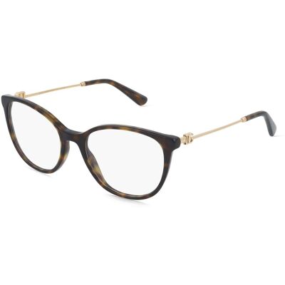 Luxottica Fashion Brillen Vertriebs GmbH Dolce&Gabbana DG3363 Damen-Brille inkl. Gläser Vollrand Butterfly Acetat-Gestell 52/18/145, Havanna Luxottica Fashion Brillen Vertriebs GmbH Dolce&Gabbana DG3363 Damen-Brille inkl. Gläser Vollrand Butterfly Acetat-Gestell 52/18/145, Havanna
