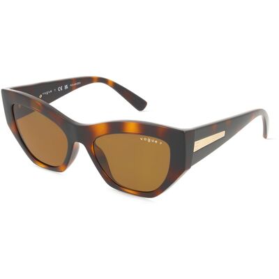 Luxottica Fashion Brillen Vertriebs GmbH Vogue 0VO5607S Damen-Sonnenbrille Vollrand Geometrisch Kunststoff-Gestell, Havanna Luxottica Fashion Brillen Vertriebs GmbH Vogue 0VO5607S Damen-Sonnenbrille Vollrand Geometrisch Kunststoff-Gestell, Havanna