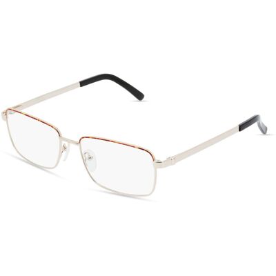 Optic Prima HK Fielmann OPH 9960 FLEX CL Herren-Brille inkl. Gläser Vollrand Quadratisch Metall-Gestell 57/18/145, Gold Optic Prima HK Fielmann OPH 9960 FLEX CL Herren-Brille inkl. Gläser Vollrand Quadratisch Metall-Gestell 57/18/145, Gold