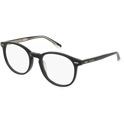 Calvin Klein CK22504 Unisex Runde Brille in Schwarz Calvin Klein CK22504 Unisex Runde Brille in Schwarz