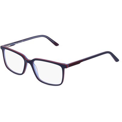 OWP Brillen GmbH Optische Werke Mexx 2562 Unisex-Brille inkl. Gläser Vollrand Quadratisch Acetat-Gestell 55/16/145, Blau OWP Brillen GmbH Optische Werke Mexx 2562 Unisex-Brille inkl. Gläser Vollrand Quadratisch Acetat-Gestell 55/16/145, Blau