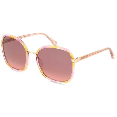 Kering Eyewear Spa Chloé CH0031S Damen-Sonnenbrille Vollrand Eckig Kunststoff-Gestell, Havanna Kering Eyewear Spa Chloé CH0031S Damen-Sonnenbrille Vollrand Eckig Kunststoff-Gestell, Havanna