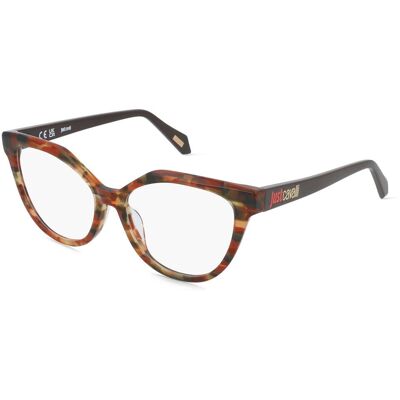 DE RIGO Vision D.A.CH. GmbH Just Cavalli VJC130 Damen-Brille inkl. Gläser Vollrand Cat Eye Kunststoff-Gestell 53/16/140, Havanna DE RIGO Vision D.A.CH. GmbH Just Cavalli VJC130 Damen-Brille inkl. Gläser Vollrand Cat Eye Kunststoff-Gestell 53/16/140, Havanna