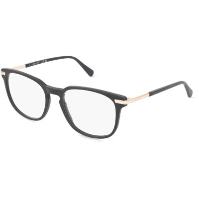 Marcolin Deutschland GmbH Gant GA50023 Unisex-Brille inkl. Gläser Vollrand Quadratisch Acetat-Gestell 53/18/145, Schwarz Marcolin Deutschland GmbH Gant GA50023 Unisex-Brille inkl. Gläser Vollrand Quadratisch Acetat-Gestell 53/18/145, Schwarz