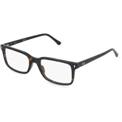 Luxottica Fashion Brillen Vertriebs GmbH Ray-Ban 0RX5445 Unisex-Brille inkl. Gläser Vollrand Quadratisch Acetat-Gestell 54/19/145, Havanna Luxottica Fashion Brillen Vertriebs GmbH Ray-Ban 0RX5445 Unisex-Brille inkl. Gläser Vollrand Quadratisch Acetat-Gestell 54/19/145, Havanna
