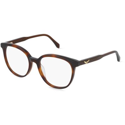 DE RIGO Vision D.A.CH. GmbH Zadig & Voltaire VZV438 Damen-Brille inkl. Gläser Vollrand Cat Eye Kunststoff-Gestell 52/17/140, Havanna DE RIGO Vision D.A.CH. GmbH Zadig & Voltaire VZV438 Damen-Brille inkl. Gläser Vollrand Cat Eye Kunststoff-Gestell 52/17/140, Havanna
