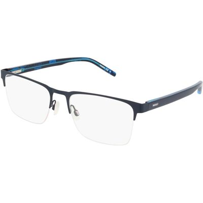 Hugo Boss Blaue Rechteckige Brille - Brillenrahmen Hugo Boss Blaue Rechteckige Brille - Brillenrahmen
