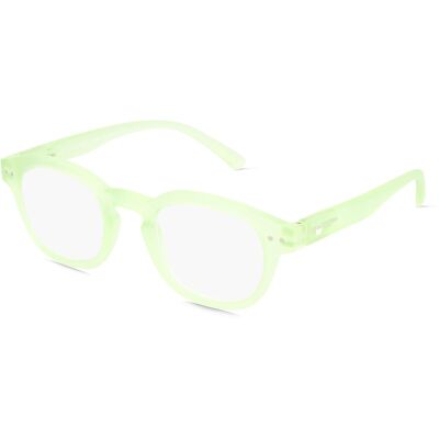 Optim OKIDOKI JIMMY Reader Unisex-Fertiglesebrille Vollrand Panto Kunststoff-Gestell, Grün Optim OKIDOKI JIMMY Reader Unisex-Fertiglesebrille Vollrand Panto Kunststoff-Gestell, Grün