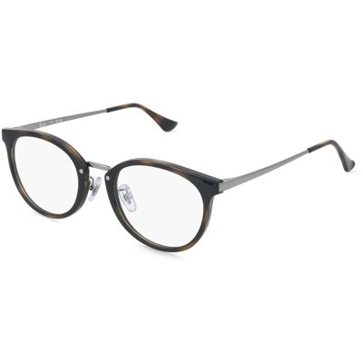 Luxottica Fashion Brillen Vertriebs GmbH Ray-Ban RX7266D Unisex-Brille inkl. Gläser Vollrand Panto Kunststoff-Gestell 49/20/145, Havanna Luxottica Fashion Brillen Vertriebs GmbH Ray-Ban RX7266D Unisex-Brille inkl. Gläser Vollrand Panto Kunststoff-Gestell 49/20/145, Havanna