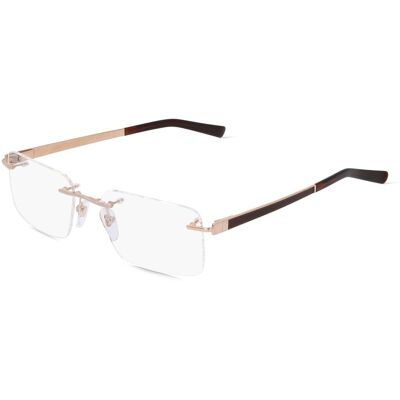 Optic Prima Co., Ltd. Fielmann TITANIUM 199 FLEX CL Herren-Brille inkl. Gläser Randlos Quadratisch Titan-Gestell 55/18/140, Gold Optic Prima Co., Ltd. Fielmann TITANIUM 199 FLEX CL Herren-Brille inkl. Gläser Randlos Quadratisch Titan-Gestell 55/18/140, Gold