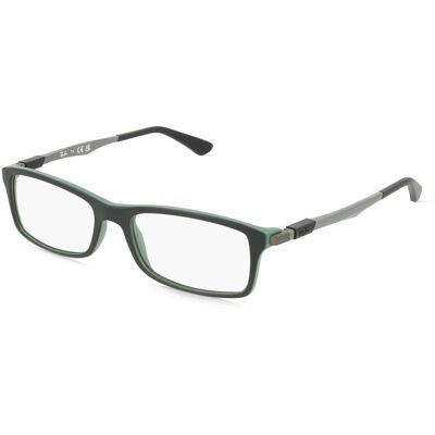 Luxottica Fashion Brillen Vertriebs GmbH Ray-Ban RB 7017 Herren-Brille inkl. Gläser Vollrand Quadratisch Propionat-Gestell 54/17/145, Schwarz Luxottica Fashion Brillen Vertriebs GmbH Ray-Ban RB 7017 Herren-Brille inkl. Gläser Vollrand Quadratisch Propionat-Gestell 54/17/145, Schwarz