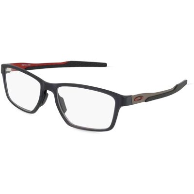 Luxottica Fashion Brillen Vertriebs GmbH Oakley OX8153 Herren-Brille inkl. Gläser Vollrand Eckig Kunststoff-Gestell 53/17/136, Grau Luxottica Fashion Brillen Vertriebs GmbH Oakley OX8153 Herren-Brille inkl. Gläser Vollrand Eckig Kunststoff-Gestell 53/17/136, Grau