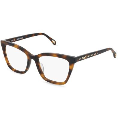DE RIGO Vision D.A.CH. GmbH Zadig & Voltaire VZV442 Damen-Brille inkl. Gläser Vollrand Cat Eye Kunststoff-Gestell 51/18/140, Havanna DE RIGO Vision D.A.CH. GmbH Zadig & Voltaire VZV442 Damen-Brille inkl. Gläser Vollrand Cat Eye Kunststoff-Gestell 51/18/140, Havanna