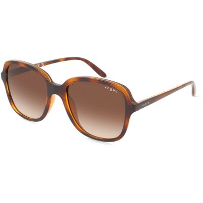 Luxottica Fashion Brillen Vertriebs GmbH Vogue VO5601S Damen-Sonnenbrille Vollrand Quadratisch Kunststoff-Gestell, Havanna Luxottica Fashion Brillen Vertriebs GmbH Vogue VO5601S Damen-Sonnenbrille Vollrand Quadratisch Kunststoff-Gestell, Havanna