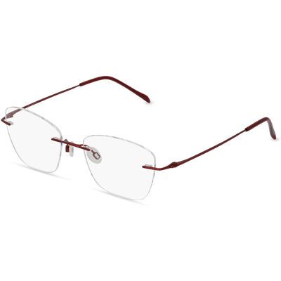 Wenzhou Bada Optical Co. , LTD Fielmann BD 464 CL Damen-Brille inkl. Gläser Randlos Quadratisch Edelstahl-Gestell 51/18/135, Rot Wenzhou Bada Optical Co. , LTD Fielmann BD 464 CL Damen-Brille inkl. Gläser Randlos Quadratisch Edelstahl-Gestell 51/18/135, Rot