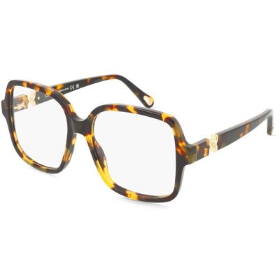Kering Eyewear Spa Chloé CH0335O Damen-Brille inkl. Gläser Vollrand Eckig Acetat-Gestell 54/16/140, Havanna Kering Eyewear Spa Chloé CH0335O Damen-Brille inkl. Gläser Vollrand Eckig Acetat-Gestell 54/16/140, Havanna