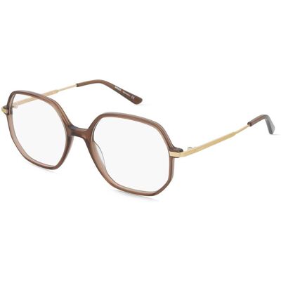 OWP Brillen GmbH Optische Werke Mexx Eyes 2599 Damen-Brille inkl. Gläser Vollrand Geometrisch Kunststoff-Gestell 54/18/135, Braun OWP Brillen GmbH Optische Werke Mexx Eyes 2599 Damen-Brille inkl. Gläser Vollrand Geometrisch Kunststoff-Gestell 54/18/135, Braun