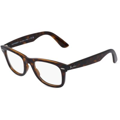 Luxottica Fashion Brillen Vertriebs GmbH Ray-Ban RX4340V Unisex-Brille inkl. Gläser Vollrand Quadratisch Kunststoff-Gestell 50/22/150, Havanna Luxottica Fashion Brillen Vertriebs GmbH Ray-Ban RX4340V Unisex-Brille inkl. Gläser Vollrand Quadratisch Kunststoff-Gestell 50/22/150, Havanna