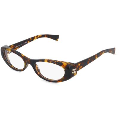 Luxottica Fashion Brillen Vertriebs GmbH Miu Miu MU 03ZV Damen-Brille inkl. Gläser Vollrand Oval Acetat-Gestell 53/18/140, Gelb Luxottica Fashion Brillen Vertriebs GmbH Miu Miu MU 03ZV Damen-Brille inkl. Gläser Vollrand Oval Acetat-Gestell 53/18/140, Gelb