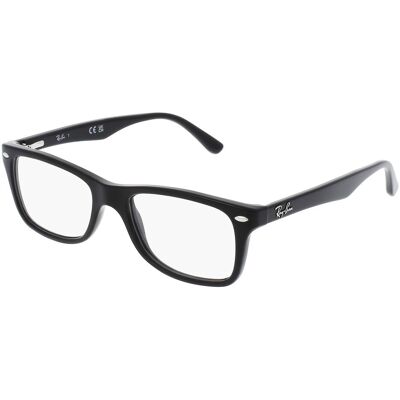 Luxottica Fashion Brillen Vertriebs GmbH Ray-Ban RB5228 Unisex-Brille inkl. Gläser Vollrand Quadratisch Kunststoff-Gestell 53/17/140, Schwarz Luxottica Fashion Brillen Vertriebs GmbH Ray-Ban RB5228 Unisex-Brille inkl. Gläser Vollrand Quadratisch Kunststoff-Gestell 53/17/140, Schwarz