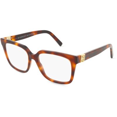 Thélios Givenchy GV50042I Damen-Brille inkl. Gläser Vollrand Quadratisch Acetat-Gestell 54/17/140, Havanna Thélios Givenchy GV50042I Damen-Brille inkl. Gläser Vollrand Quadratisch Acetat-Gestell 54/17/140, Havanna