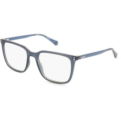 Safilo GmbH Polaroid PLDD580 Herren-Brille inkl. Gläser Vollrand Quadratisch Kunststoff-Gestell 54/19/145, Blau Safilo GmbH Polaroid PLDD580 Herren-Brille inkl. Gläser Vollrand Quadratisch Kunststoff-Gestell 54/19/145, Blau