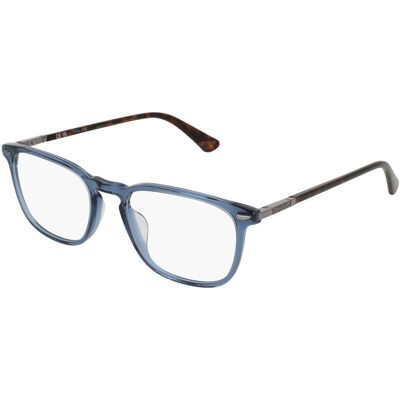 DE RIGO Vision D.A.CH. GmbH Police VPLF81 Herren-Brille inkl. Gläser Vollrand Quadratisch Kunststoff-Gestell 52/19/145, Blau DE RIGO Vision D.A.CH. GmbH Police VPLF81 Herren-Brille inkl. Gläser Vollrand Quadratisch Kunststoff-Gestell 52/19/145, Blau