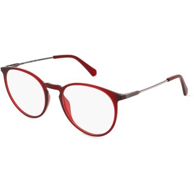 Marcolin Deutschland GmbH Gant GA3238 Unisex-Brille inkl. Gläser Vollrand Rund Kunststoff-Gestell 53/19/145, Rot Marcolin Deutschland GmbH Gant GA3238 Unisex-Brille inkl. Gläser Vollrand Rund Kunststoff-Gestell 53/19/145, Rot