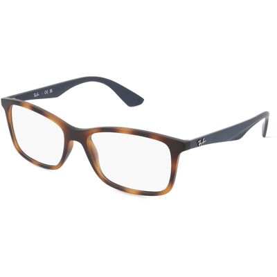 Luxottica Fashion Brillen Vertriebs GmbH Ray-Ban RX7047 Herren-Brille inkl. Gläser Vollrand Quadratisch Kunststoff-Gestell 54/17/140, Havanna Luxottica Fashion Brillen Vertriebs GmbH Ray-Ban RX7047 Herren-Brille inkl. Gläser Vollrand Quadratisch Kunststoff-Gestell 54/17/140, Havanna