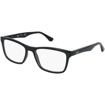 Luxottica Fashion Brillen Vertriebs GmbH Ray-Ban RB 5279 Herren-Brille inkl. Gläser Vollrand Quadratisch Kunststoff-Gestell 53/18/140, Schwarz Luxottica Fashion Brillen Vertriebs GmbH Ray-Ban RB 5279 Herren-Brille inkl. Gläser Vollrand Quadratisch Kunststoff-Gestell 53/18/140, Schwarz